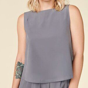 Wayre Shift and Snap Tank - Poppy Seed Grey, Size M